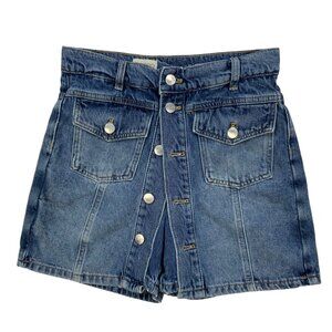 Anthropologie Pilcro Country Denim Skort 25 Blue